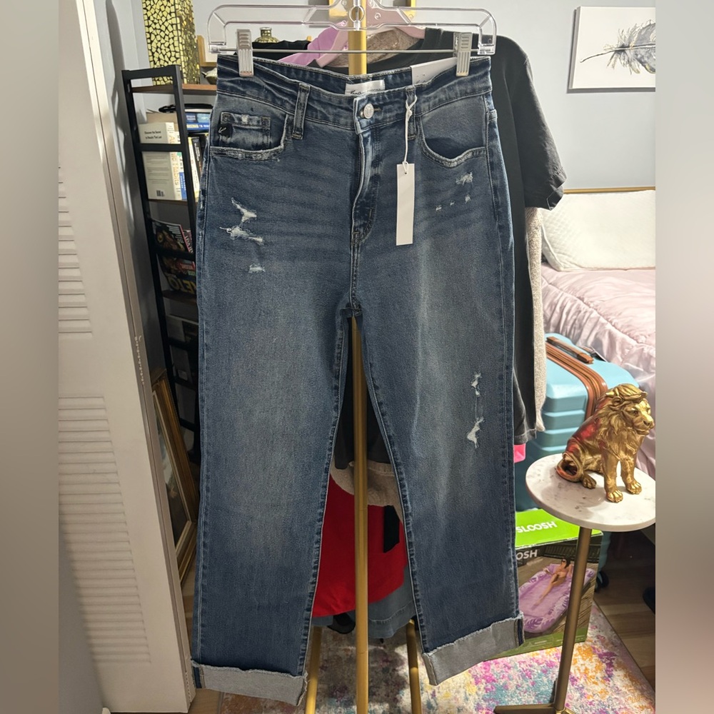 KanCan Trini Essentials High Rise Straight Jeans Size 7/27 NWT - Picture 8 of 12